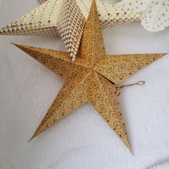 Handmade Indian Paper Stars - Picture 5 of 6